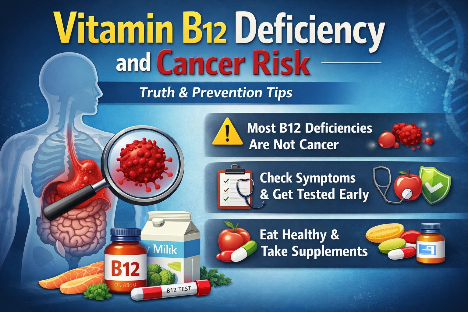 Can Vitamin B12 Deficiency Be a Sign of Cancer? Symptoms & Warning ...